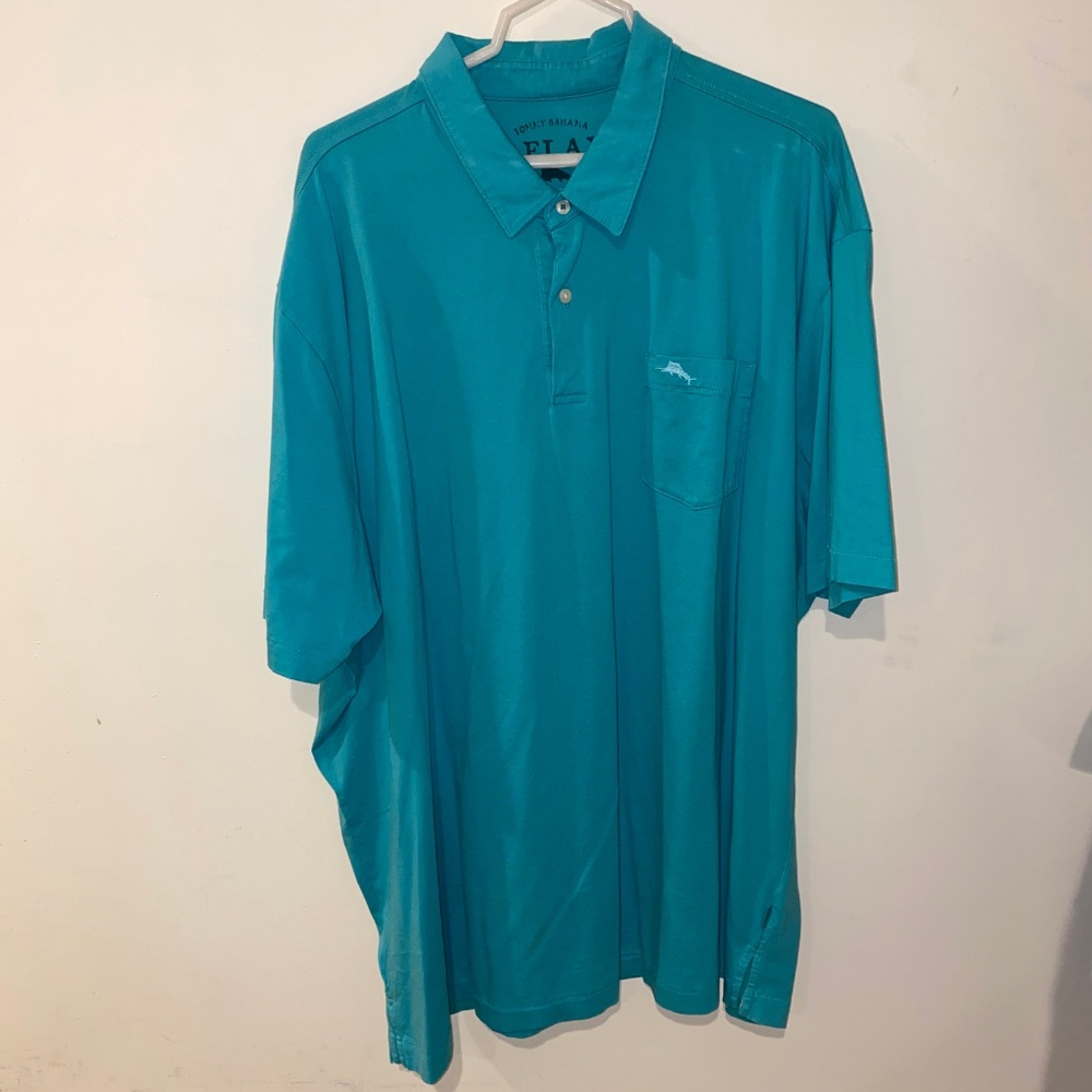 Tommy Bahama Relax Blue Pocket Polo